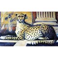 H2H Cheetah 18 x 30 in. Doormat Rug - Brown; Brown & Tan; Gold & Yellow H254129